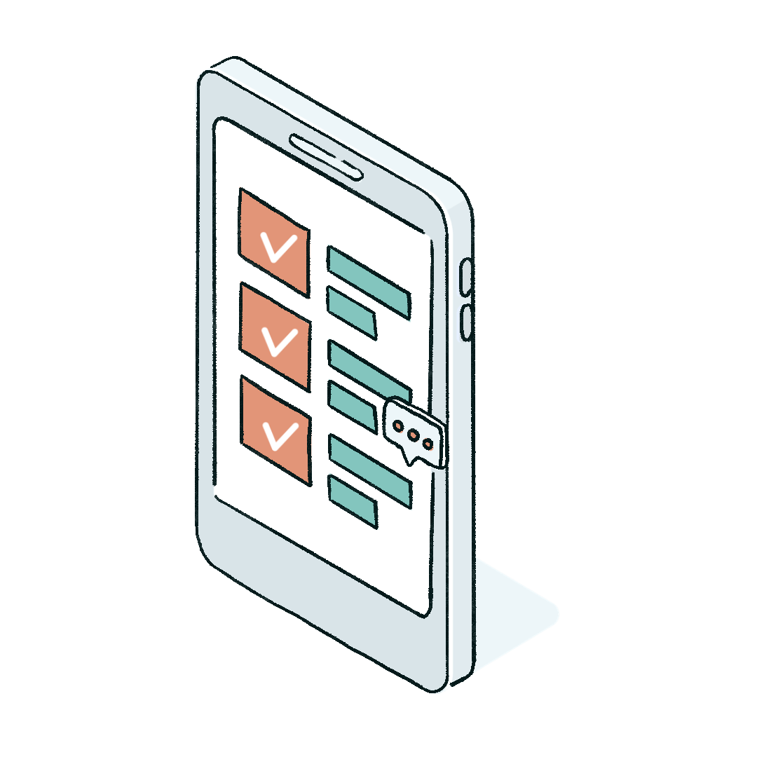 Tablet vector graphic.